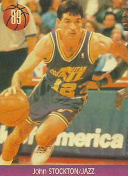 1995 Joan Basket Dominos NBA Greek #89 John Stockton Front