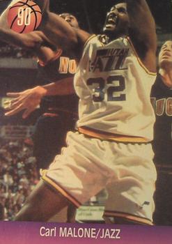 1995 Joan Basket Dominos NBA Greek #90 Karl Malone Front