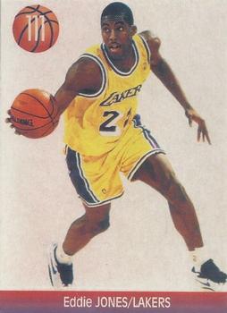1995 Joan Basket Dominos NBA Greek #111 Eddie Jones Front
