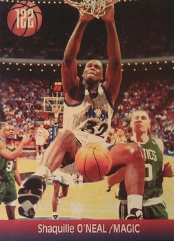 1995 Joan Basket Dominos NBA Greek #122 Shaquille O'Neal Front