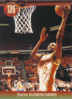 1995 Joan Basket Dominos NBA Greek #130 Stacey Augmon Front