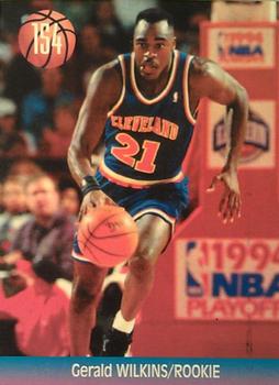 1995 Joan Basket Dominos NBA Greek #154 Gerald Wilkins Front