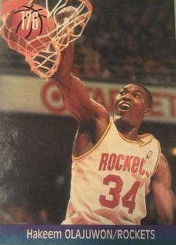 1995 Joan Basket Dominos NBA Greek #176 Hakeem Olajuwon Front