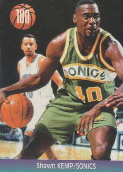 1995 Joan Basket Dominos NBA Greek #180 Shawn Kemp Front