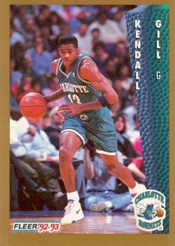 1992-93 Fleer NBA Rising Star Golden Magazine Perforated #NNO Kendall Gill Front