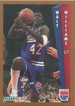 1992-93 Fleer NBA Rising Star Golden Magazine Perforated #NNO Walt Williams Front