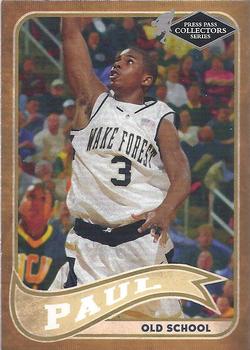 2005 Press Pass - Old School Collectors Series #OS25/25 Chris Paul Front