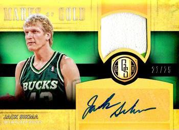 2015-16 Panini Gold Standard - Marks of Gold Prime #2 Jack Sikma Front