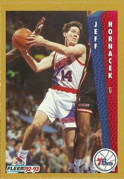 1992-93 Fleer NBA Shooting Stars Golden Magazine Perforated #NNO Jeff Hornacek Front