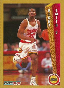1992-93 Fleer NBA Shooting Stars Golden Magazine Perforated #NNO Kenny Smith Front
