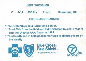 1983-84 Dayton Flyers #NNO Jeff Tressler Back