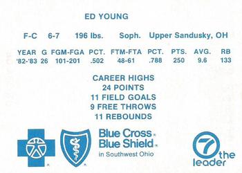 1983-84 Dayton Flyers #NNO Ed Young Back