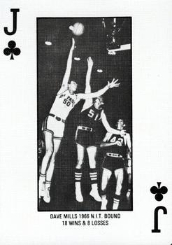 1986-87 DePaul Blue Demons Playing Cards #J♣ Dave Mills Front