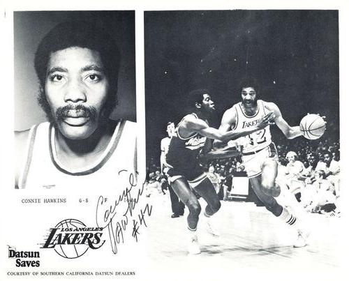 1974-75 Datsun Los Angeles Lakers #NNO Connie Hawkins Front