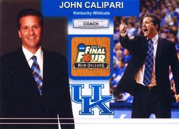 2011-12 Kentucky Wildcats (Unlicensed) #1 John Calipari Front