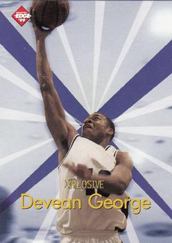 1999 Collector's Edge - Xplosive #X18 Devean George Front