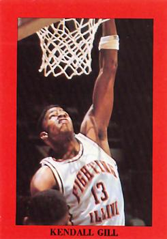 1989-90 Roundball Press 1st Rounders (Unlicensed) #5 Kendall Gill Front