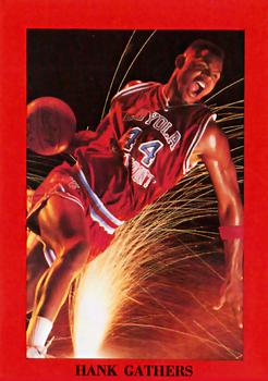 1989-90 Roundball Press 1st Rounders (Unlicensed) #15 Hank Gathers Front