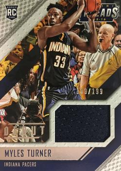 2015-16 Panini Threads - Debut Threads #4 Myles Turner Front