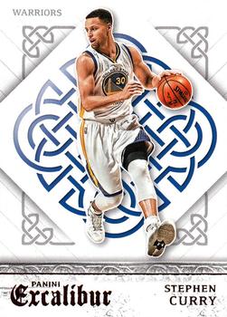 2015-16 Panini Excalibur #76 Stephen Curry Front