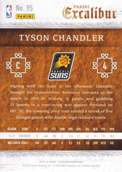 2015-16 Panini Excalibur #95 Tyson Chandler Back