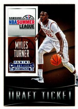 2015 Panini Samsung NBA Summer League #6 Myles Turner Front