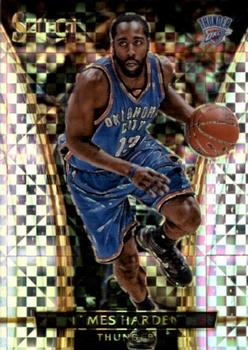 2015-16 Panini Select - Silver Prizms #284 James Harden Front