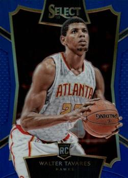 2015-16 Panini Select - Concourse Blue Prizms #70 Walter Tavares Front