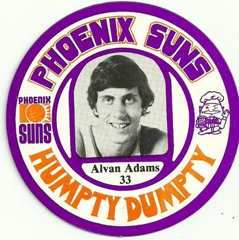 1977-78 Humpty Dumpty Phoenix Suns #NNO Alvan Adams Front