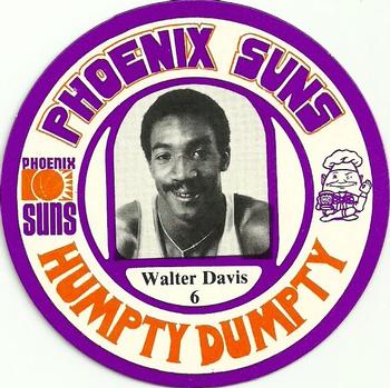 1977-78 Humpty Dumpty Phoenix Suns #NNO Walter Davis Front