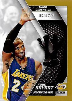 2015-16 Panini Kobe Bryant HeroVillain #20 Kobe Bryant Front