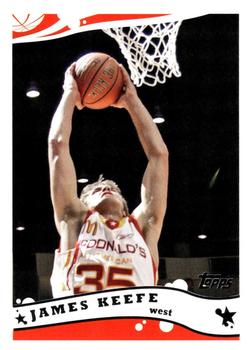 2006 Topps McDonald's All-American Game #B20 James Keefe Front