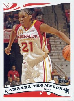 2006 Topps McDonald's All-American Game #G24 Amanda Thompson Front