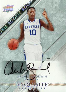 2013-14 Upper Deck Exquisite - Rookie Autographs Unnumbered #R13 Archie Goodwin Front