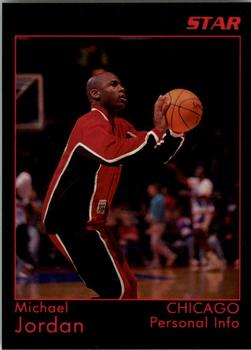 1997 1991 Star Michael Jordan (Unlicensed) - Black Border, Black Backs #5 Michael Jordan Front