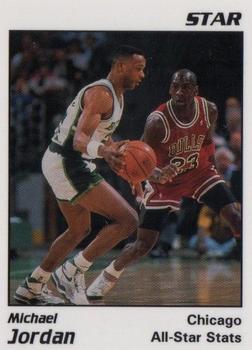1997 1991 Star Michael Jordan (Unlicensed) - White Border, Black Text #3 Michael Jordan Front