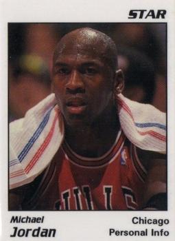 1997 1991 Star Michael Jordan (Unlicensed) - White Border, Black Text #5 Michael Jordan Front