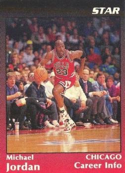 1997 1991 Star Michael Jordan (Unlicensed) - Black / Red Border #4 Michael Jordan Front