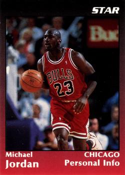 1997 1991 Star Michael Jordan (Unlicensed) - Black / Red Border #5 Michael Jordan Front