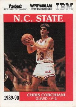 1989-90 NC State Wolfpack #NNO Chris Corchiani Front