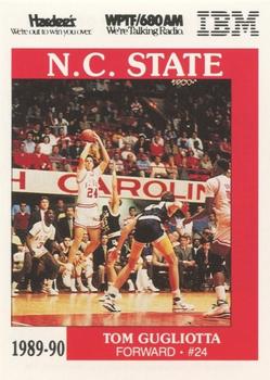1989-90 NC State Wolfpack #NNO Tom Gugliotta Front