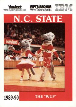 1989-90 NC State Wolfpack #NNO Mr. Wuf Front