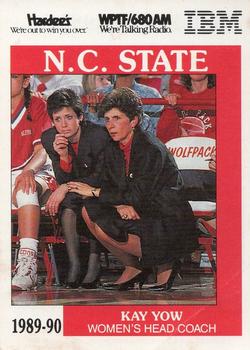 1989-90 NC State Wolfpack #NNO Kay Yow Front