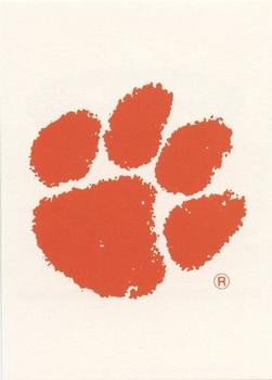 1988-89 Clemson Tigers #NNO Logo Card Front