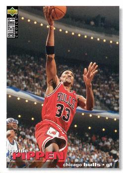 1995-96 Collector's Choice English II #13 Scottie Pippen Front