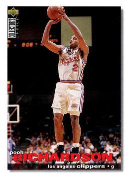 1995-96 Collector's Choice English II #49 Pooh Richardson Front