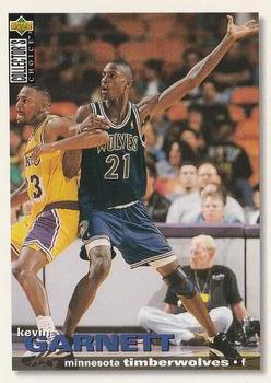 1995-96 Collector's Choice English II #59 Kevin Garnett Front