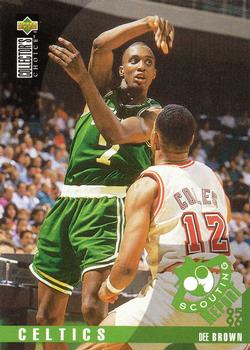 1995-96 Collector's Choice English II #112 Dee Brown Front
