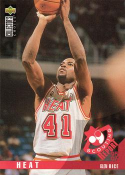 1995-96 Collector's Choice English II #124 Glen Rice Front