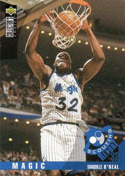 1995-96 Collector's Choice English II #129 Shaquille O'Neal Front